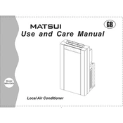 Matsui MPA12KH manual cover