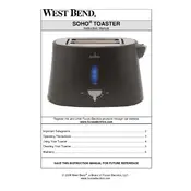 West Bend L5741 SHTR100 Toaster manual cover