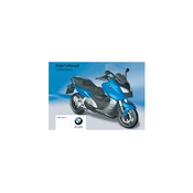 BMW C 600 Sport 2012 Scooter manual cover