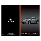 Acura TSX 2013 Sedan manual cover