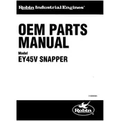 Subaru EY45V Engine manual cover