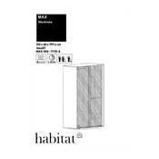 Habitat Max MAX-WA-SS15-A 4472373 Wardrobe manual cover