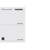 Hoover HFI 3015-80 manual cover