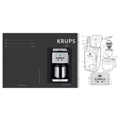 Krups Savoy 12 Cup ET353050 Coffee Machine manual cover