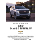 Chevrolet Suburban 2022 manual cover