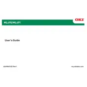 Oki ML690 Printer manual cover