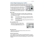 Acura RLX Collision Mitigation Braking System 2018 Sedan manual cover