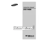 Samsung DVD-V4600 DVD Player manual cover