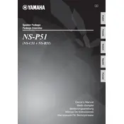 Yamaha NS-B51 Speaker manual cover