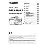 Olympus E-M10 Mark III IM006 manual cover