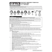 Sealey RS1312HV Jump Starter manual cover