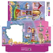 Disney Mattel Princess Rapunzel Deluxe Tower Gift Set X3952 Toy manual cover