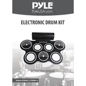 Pyle PTEDRL12 Drum Kit manual cover