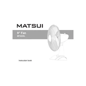 Matsui MF222SL manual cover