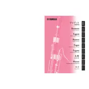 Yamaha Bassoon Woodwind manual cover