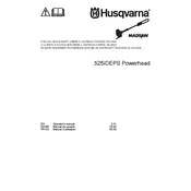 Husqvarna 525iDEPS Powerhead Saw manual cover