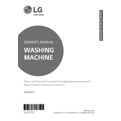 LG WM3080CW WM3080CW.ABWEVUS Washing Machine manual cover