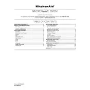 KitchenAid KMCS3022GBS Microwave manual cover