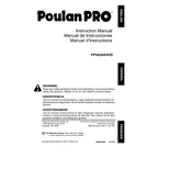 Poulan Pro PP4620AVHD Chainsaw manual cover