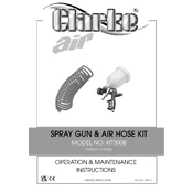 Clarke 310800 KIT300B Spray Gun Air Hose Kit manual cover