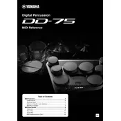 Yamaha DD-75 Drum Set manual cover