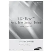 Samsung HT-H5500W Home Theater System manual cover