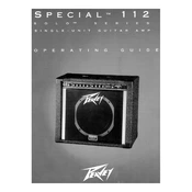 Peavey Special 112 Amplifier manual cover