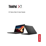 Lenovo ThinkPad X1 Nano Gen 2 Laptop manual cover