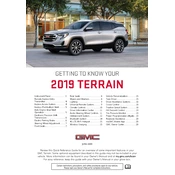 GMC Terrain 2019 manual cover