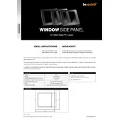 be quiet! Window Side Panel Silent Base 600 Panel manual cover