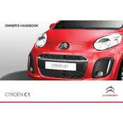 Citroën C1 2012 Hatchback manual cover