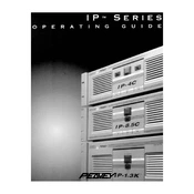 Peavey IP Series IP-1.3K Amplifier manual cover