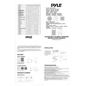 Pyle PDIC51RD Speaker manual cover