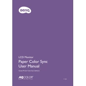 BenQ Paper Color Sync manual cover