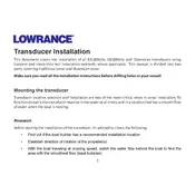 Lowrance HDI Transducer manual cover