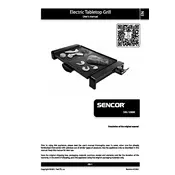 Sencor SBG 108BK Grill manual cover