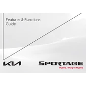 Kia Sportage Hybrid 2023 Compact Crossover SUV manual cover