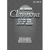 Yamaha Clavinova CVP-96 Piano manual cover