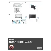 Samsung NU730D UN65NU730DFXZA TV manual cover