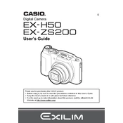 Casio EXH50 Camera manual cover