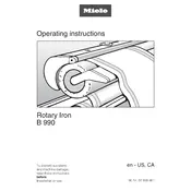 Miele B 990 Iron manual cover