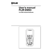 Flir DM93 Multimeter manual cover