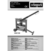 Scheppach HSC130 5908501900 Tile Cutter manual cover