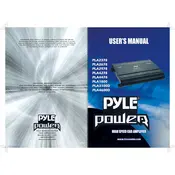 Pyle PLA1800 Amplifier manual cover