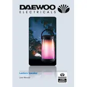 Daewoo Lantern Speaker AVS1370 Speaker manual cover