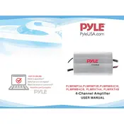 Pyle PLMRKT4A Amplifier manual cover