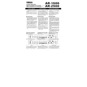 Yamaha AR-1500 Amplifier manual cover