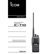 Icom IC-T10 Transceiver manual cover