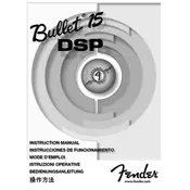 Fender Bullet 15 DSP ARG 230V 50Hz 022-6755-020 Amplifier manual cover