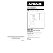 Shure BG6.1 Microphone manual cover